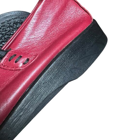 Arcopedico Shawna Red Leather Mary Jane Ballet Shoes Flats Sz EU 40 US 9 - Picture 7 of 12